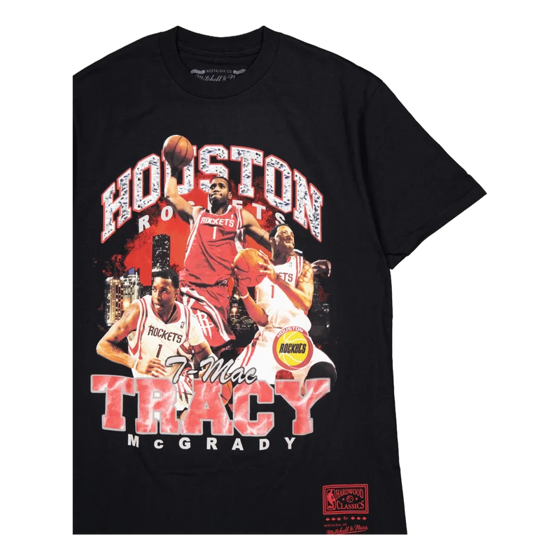 Rockets Bling Ss Tee Mcgrady Black