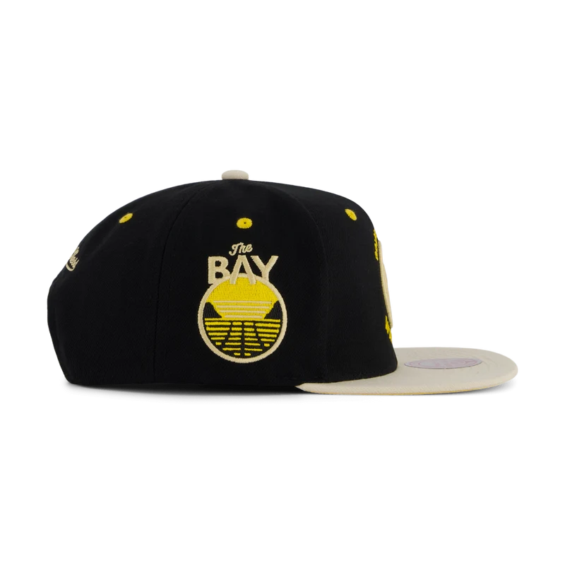Warriors Pin Drop Snapback
