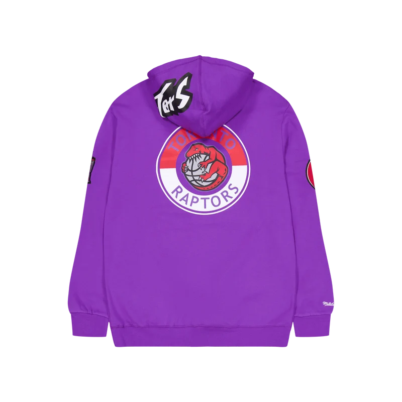M&n City Collection Fleece Hoo Raptors Purple