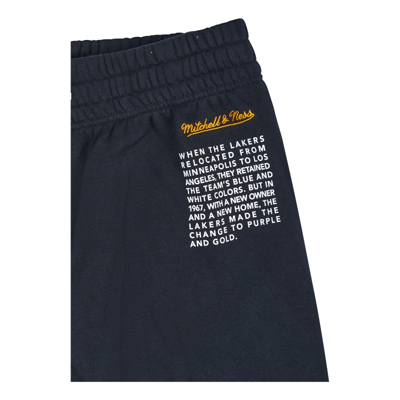 Lakers Team Origins Fleece Short