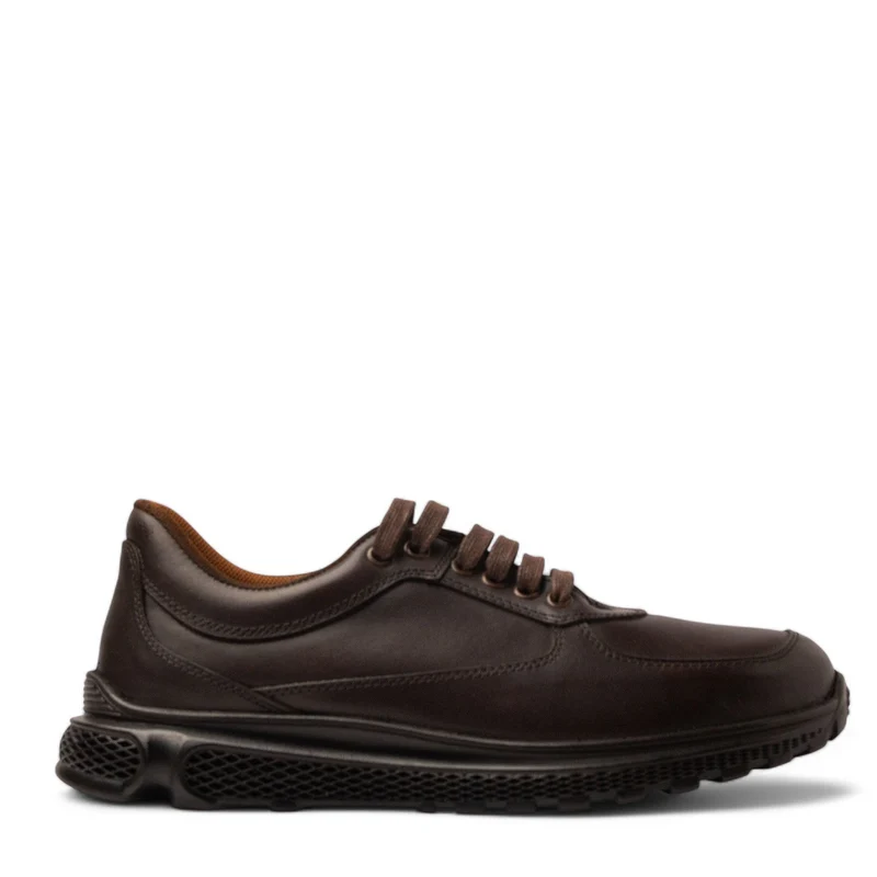 Men Brown Leather Shoe #4882