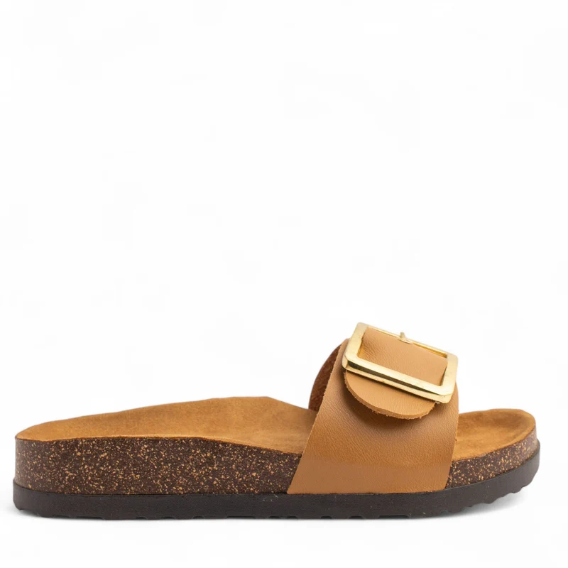 Women Havan Leather Slipper #3768