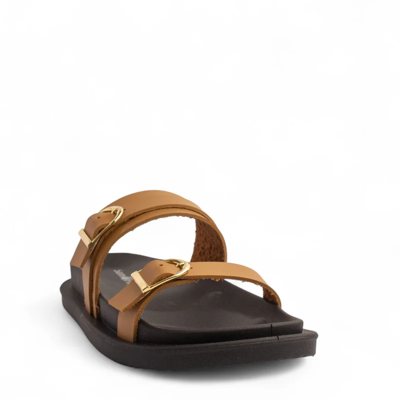 Women Havan Leather Slipper #3754