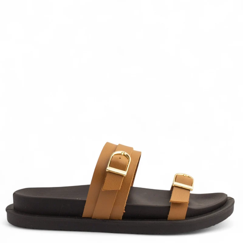 Women Havan Leather Slipper #3754