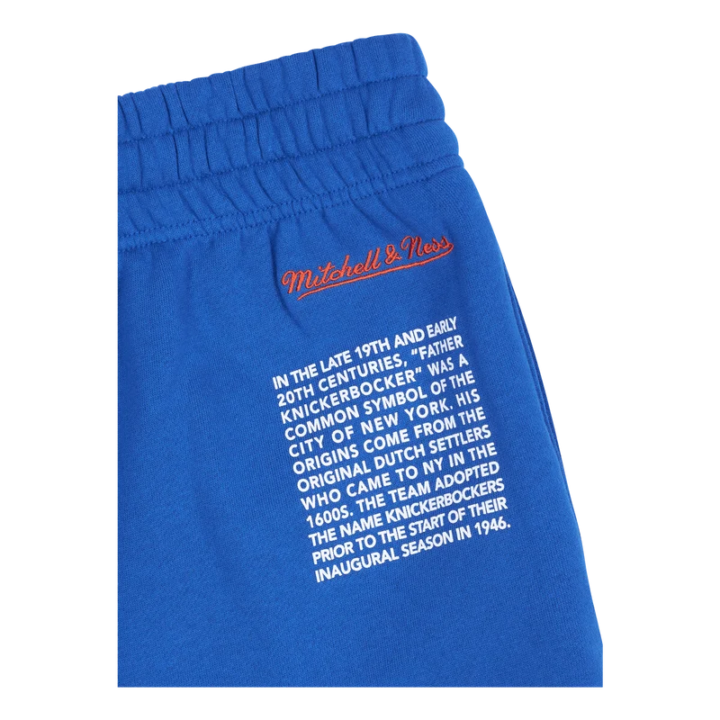 Knicks Team Origins Fleece Short