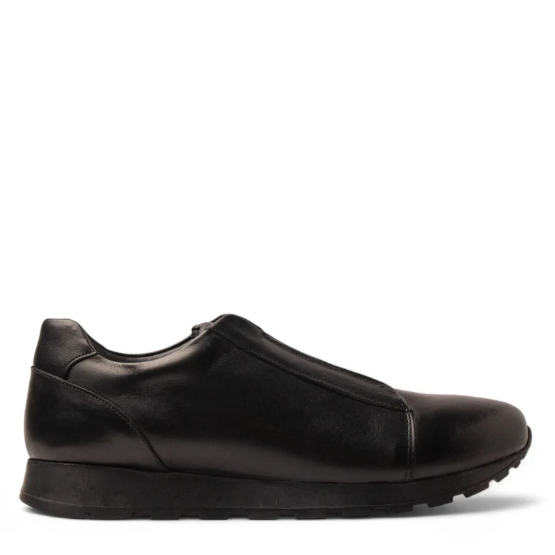 Men Black Leather Shoe #4879