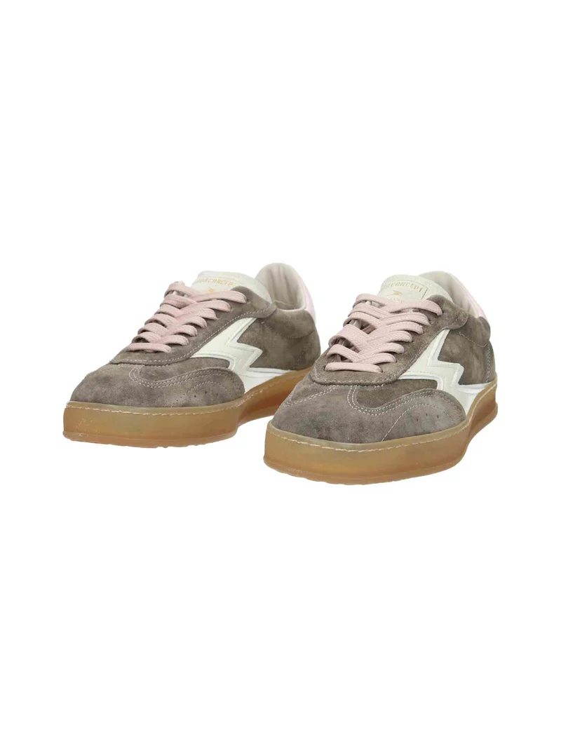 Club Deluxe Off White M Logo Pink Backtab Brair-Root Washed Suede