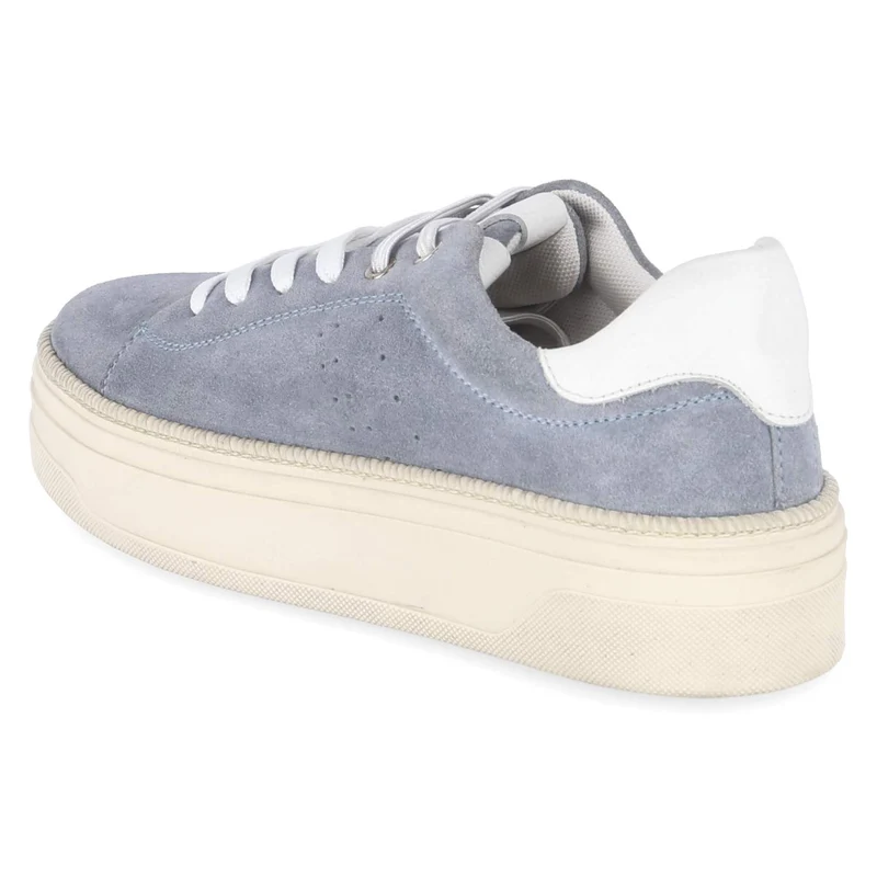 Plateau-Sneaker Blau