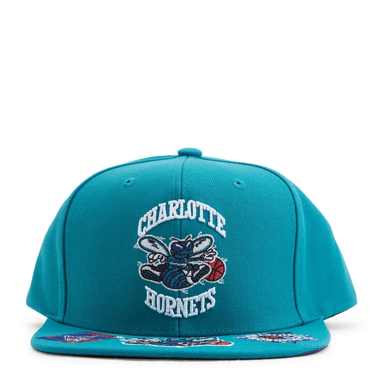 Hornets Front Face Snapback HWC