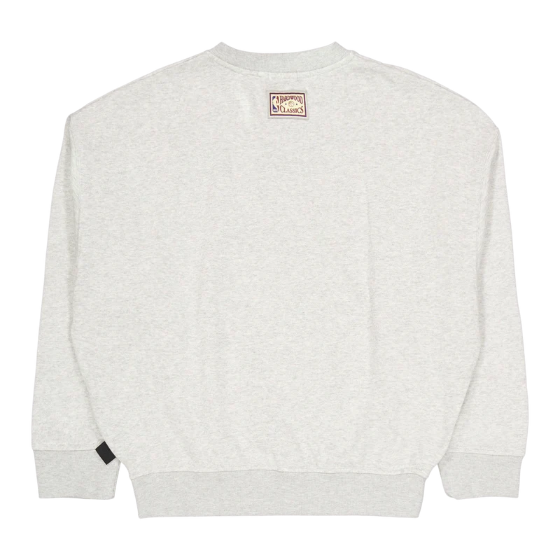 Celtics Womens Logo Lt Crew 3. Grey Heather