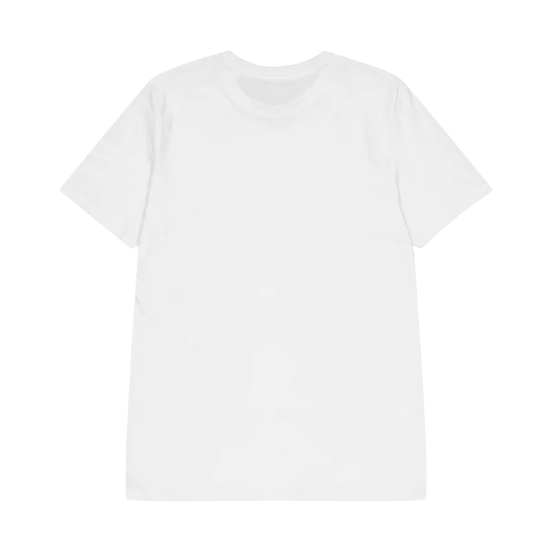 Large Left Chest Logo Tee White