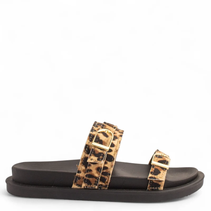 Women Havan Leather Slipper #3747