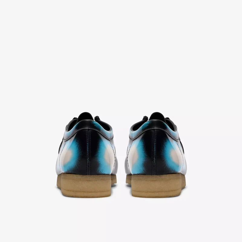 Mens Wallabee black brush off