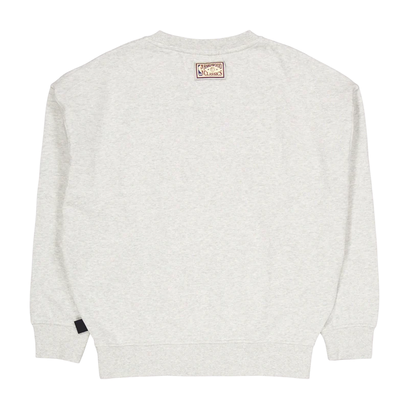 Bucks Womens Logo Lt Crew 3.0 Grey Heather