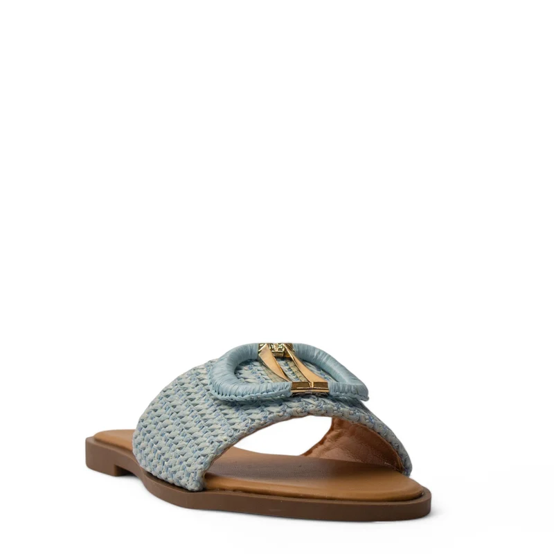 Europeon Union Women Light Blue Magdool Slipper #4089