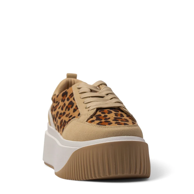 Europeon Union Women Leopard Chamois Shoe #4260
