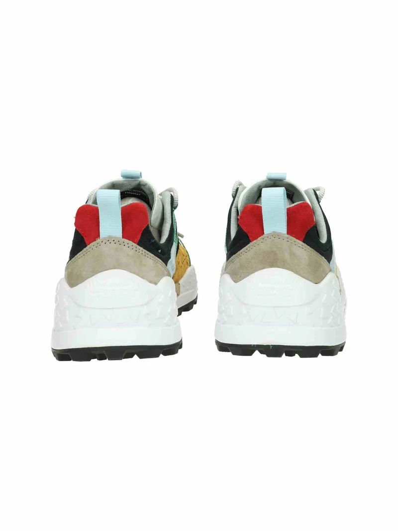 Washi Man Suede/Nylon Green-Yellow-Navy