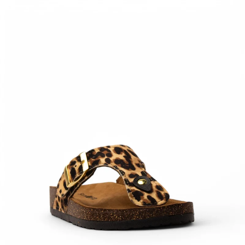 Women Havan Leather Slipper #3796