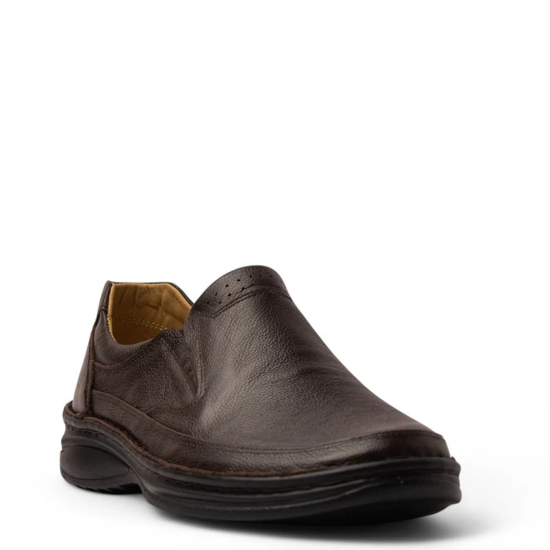 Men Brown Leather Shoe #4842