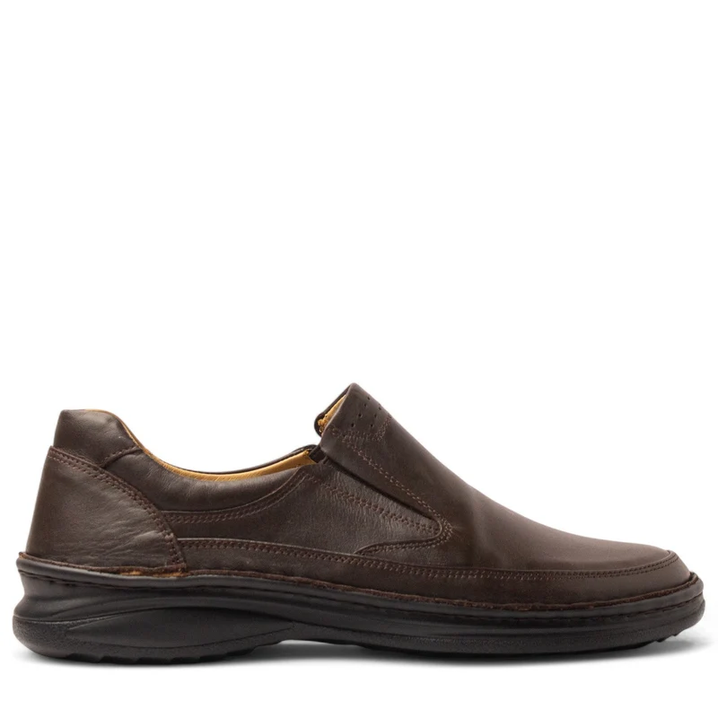 Men Brown Leather Shoe #4839