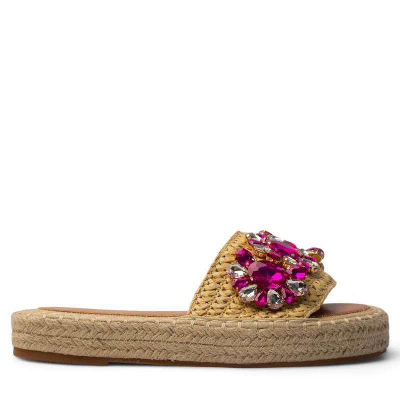 Europeon Union Women Rose Khesh Slipper #4024