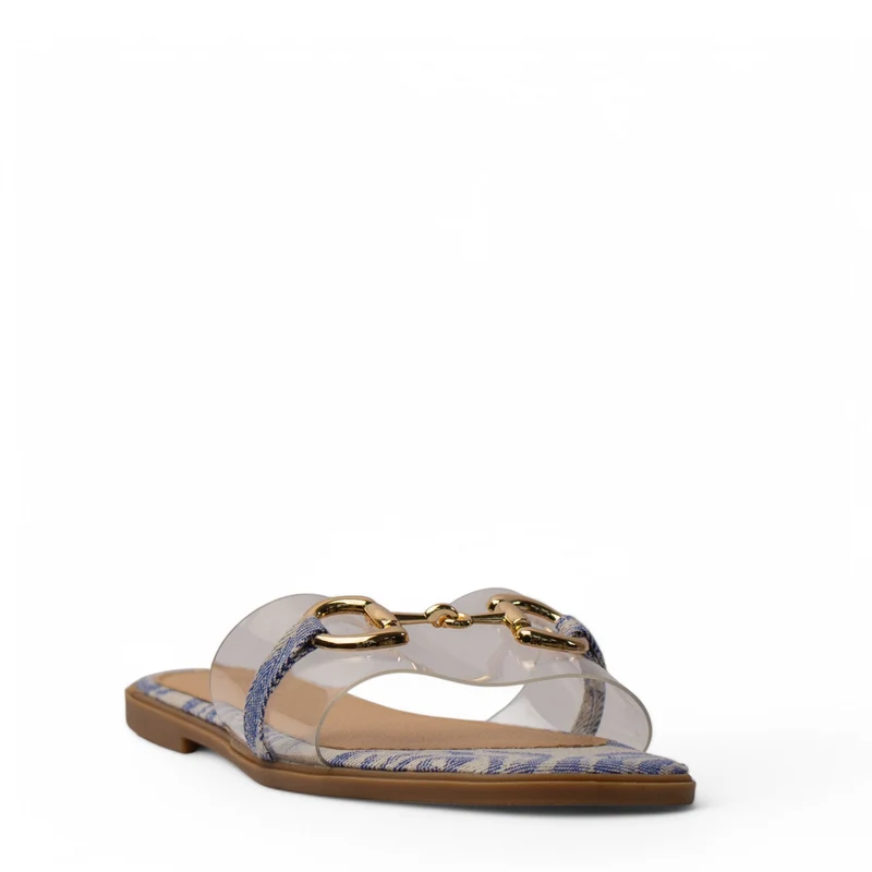 Europeon Union Women Blue Plastic Slipper #3987