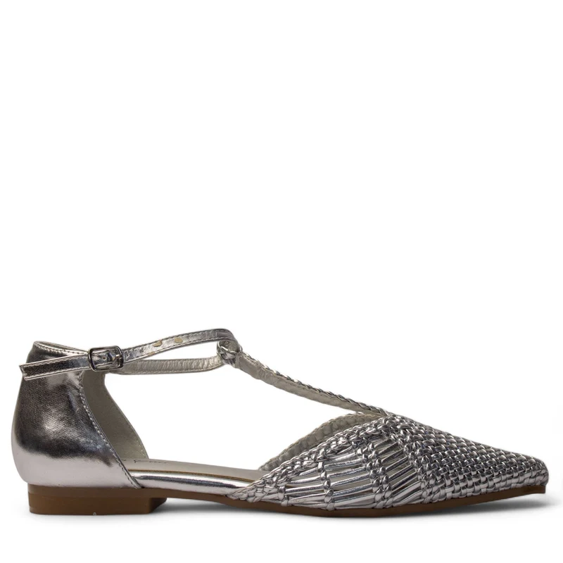 Europeon Union Women Silver Magdool Sandal #4231