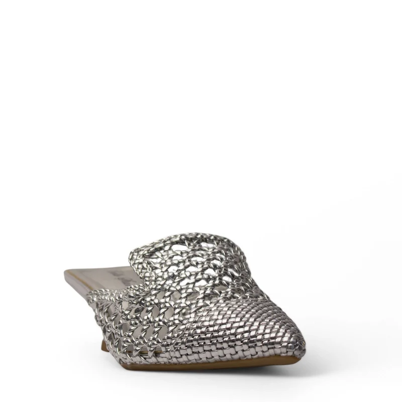 Europeon Union Women Silver Magdool Heels #4228