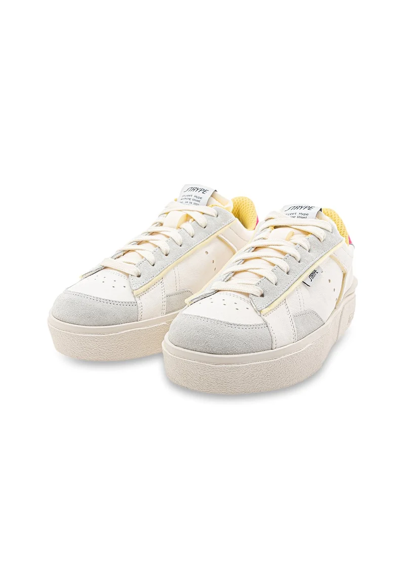 ST015-FX Sneaker Organic white/pink