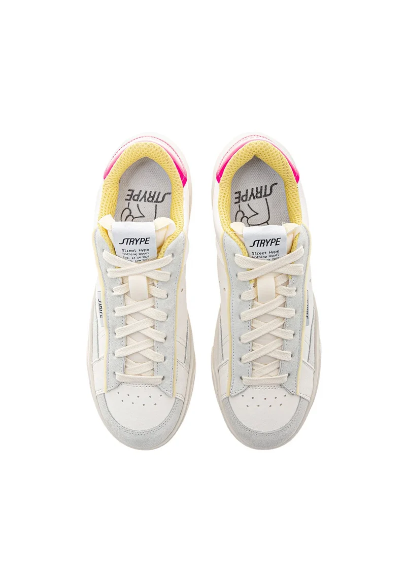 ST015-FX Sneaker Organic white/pink