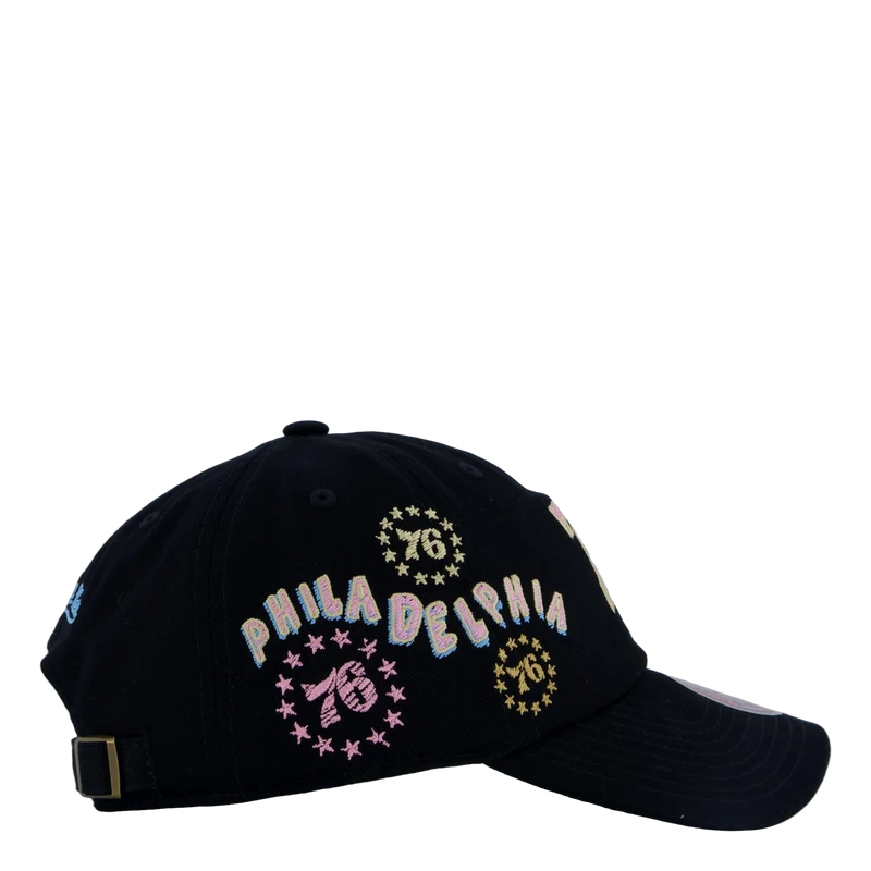 76ers Sidewalk Sketch Strapback HWC