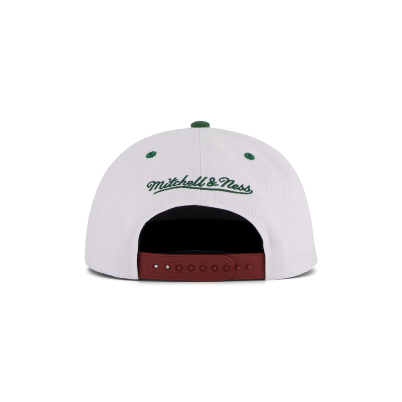 Bucks White Team Color Snapback HWC