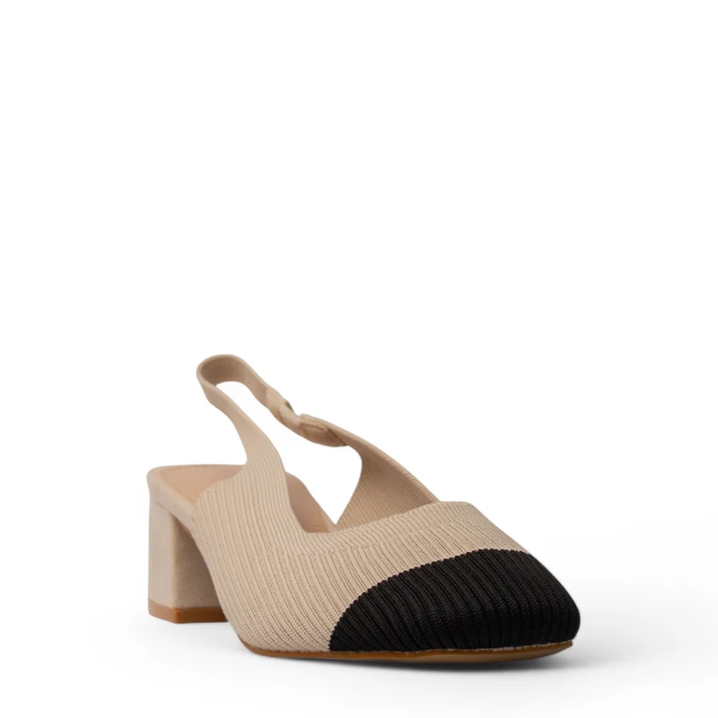 Europeon Union Women Beige Cloth Sandal #3965