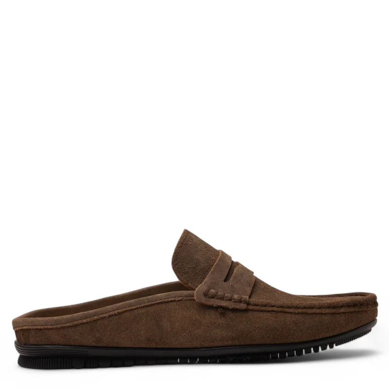 Men Cafe Chamois Mules #4833