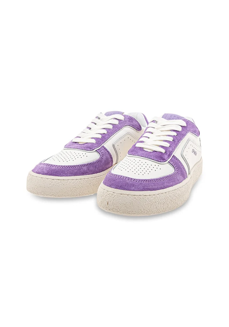 CPH264 leather mix white/purple