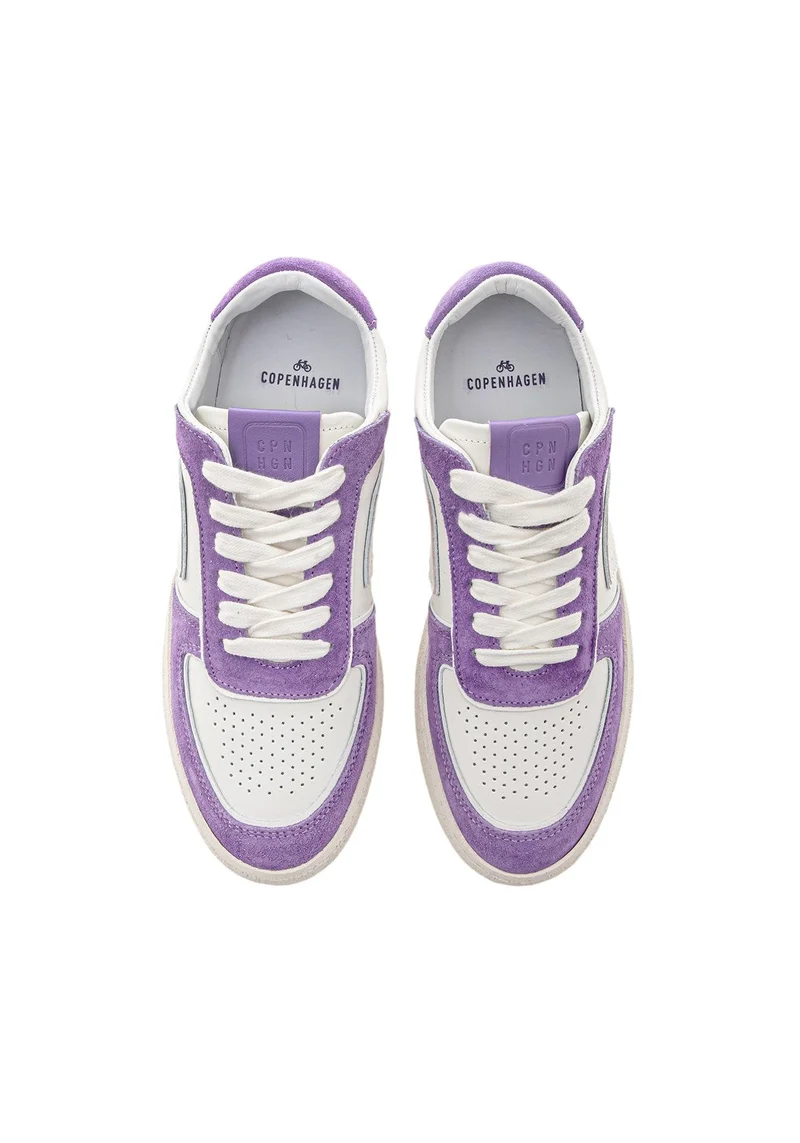 CPH264 leather mix white/purple