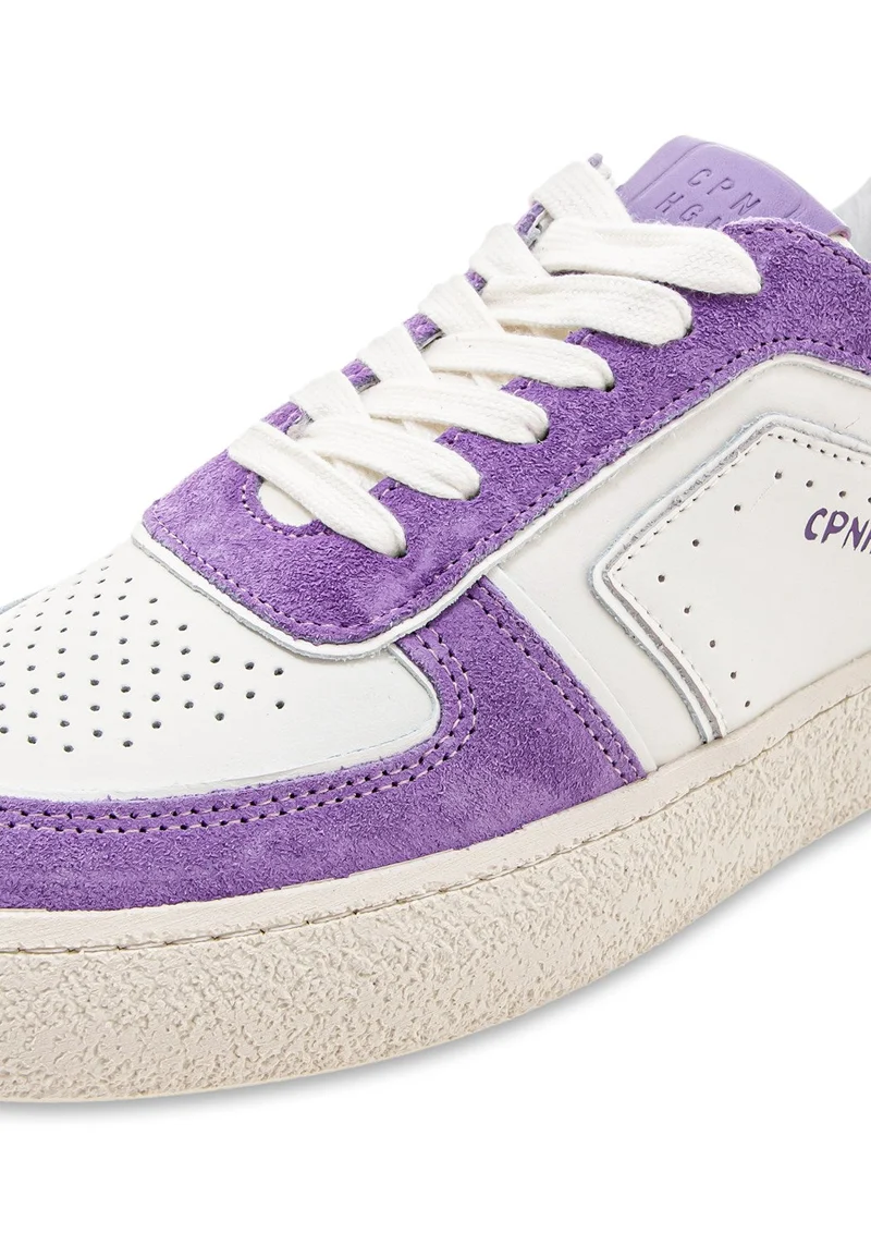CPH264 leather mix white/purple