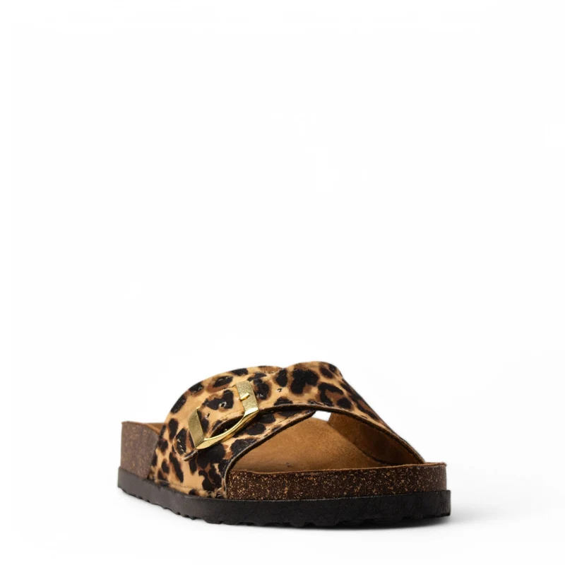 Women Havan Leather Slipper #3744