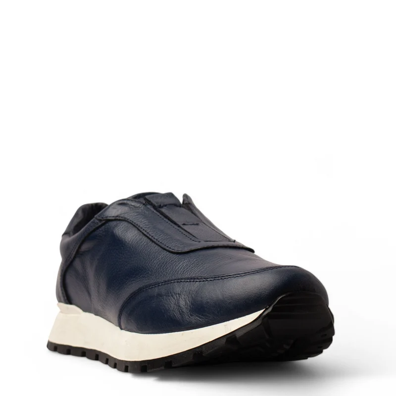 Men Navy Chamois Shoe #4810