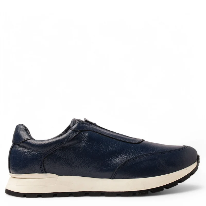 Men Navy Chamois Shoe #4810