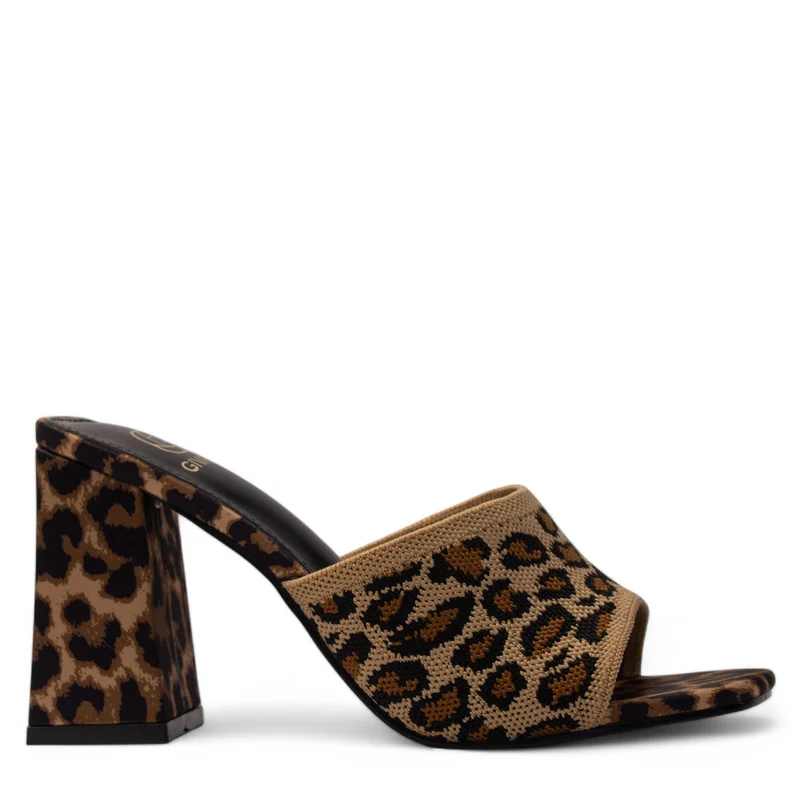 Europeon Union Women Leopard Cloth Heels #3969