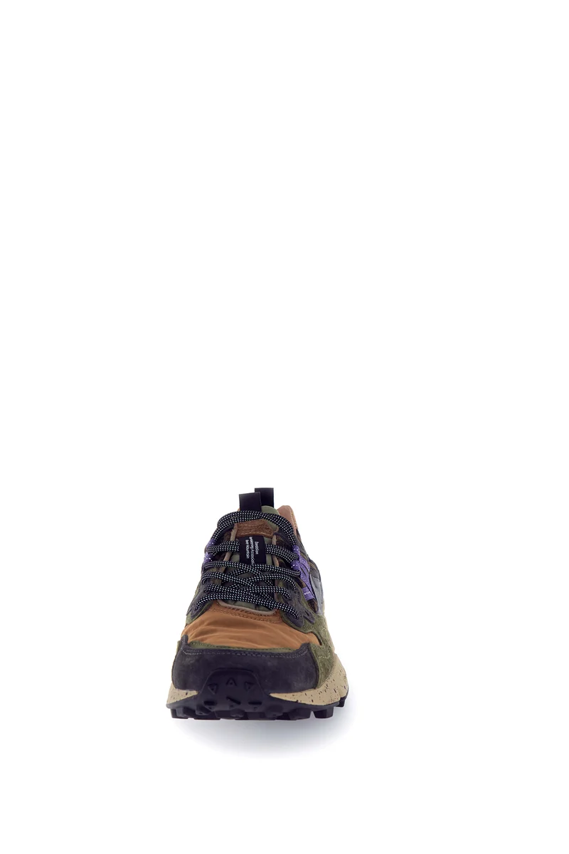 Yamano 3 Uni Suede/Nylon/Knitted Fabric Leo anthracite dark grey