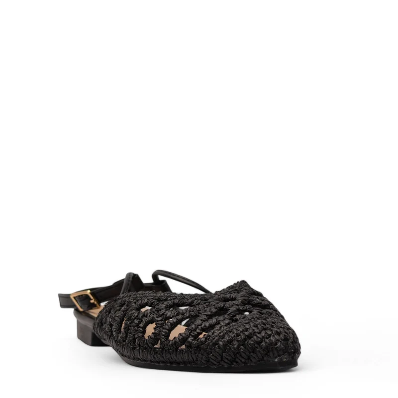 Europeon Union Women Black Magdool Mules #3851