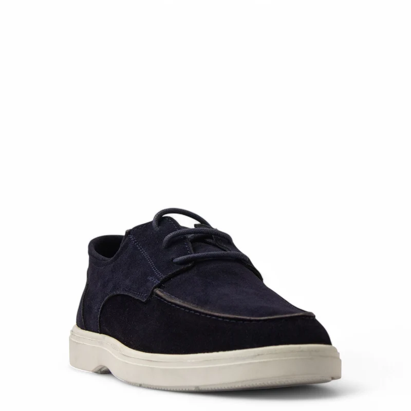 Men Navy Chamois Espadrilles #4801