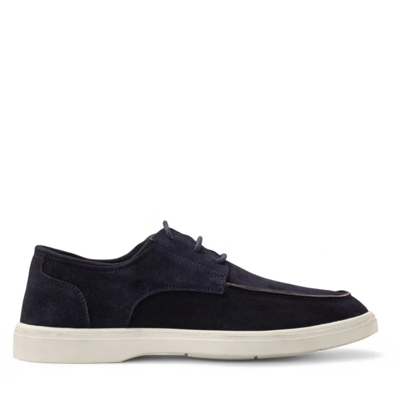 Men Navy Chamois Espadrilles #4801