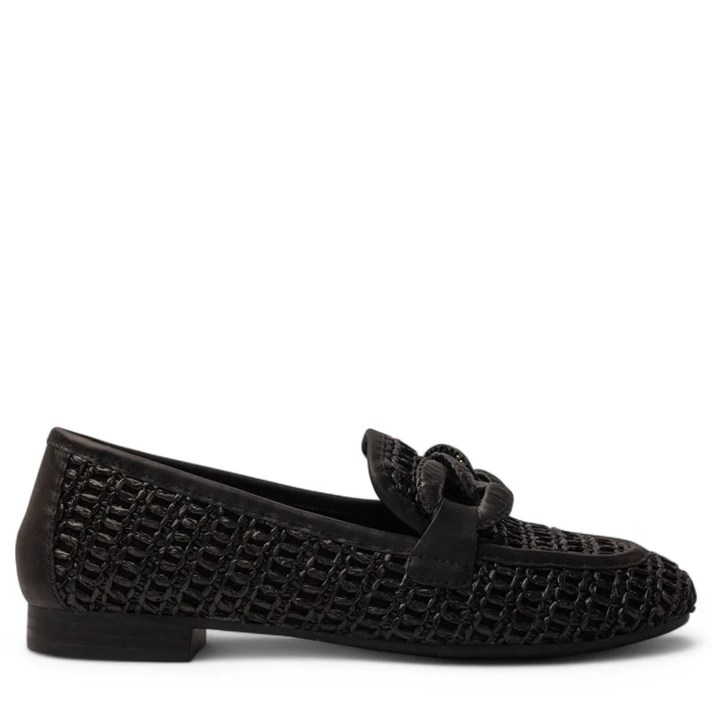 Spanish Women Black Leather Shoe #4287