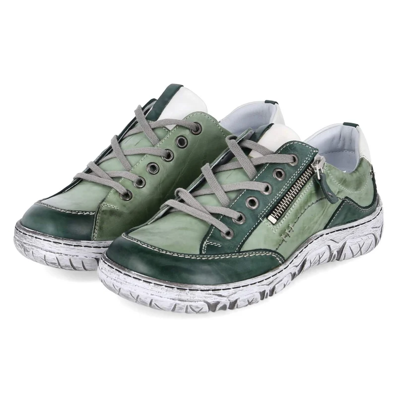 Halbschuhe Grün