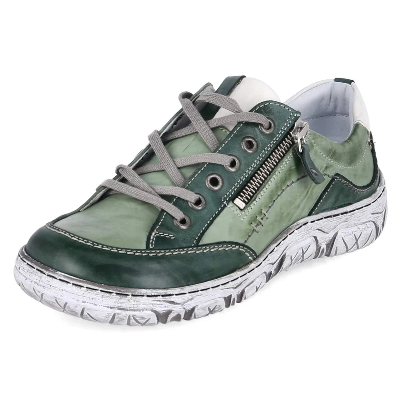 Halbschuhe Grün