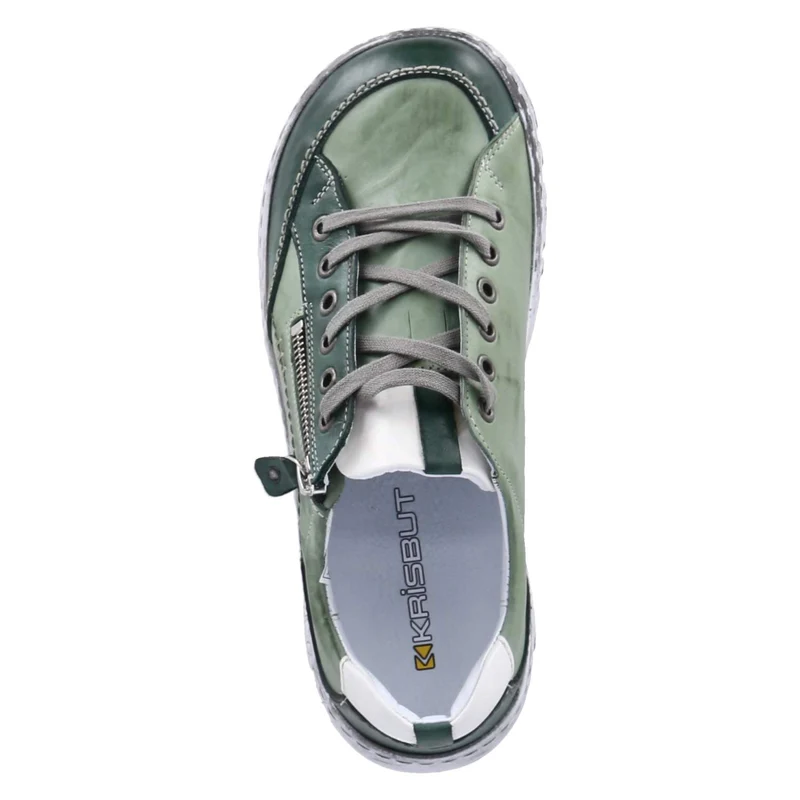 Halbschuhe Grün