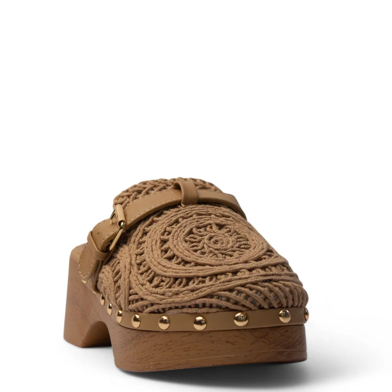 Europeon Union Women Cafe Cloth Wedges #3933